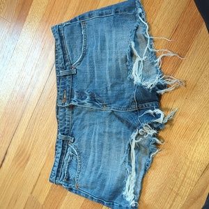Lucky Brand the cut off jean shorts size 12